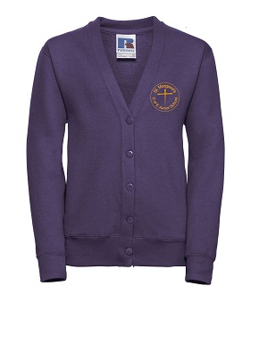 School Sweat Cardigan